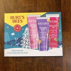 Burt’s Bee Hand Crème Trio Lavender Wild Rose Watermelon Mint Gift Set